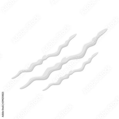 Vector design of track and cocain icon. Web element of track and powder vector icon for stock.