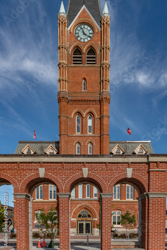 Belleville City Hall landscape