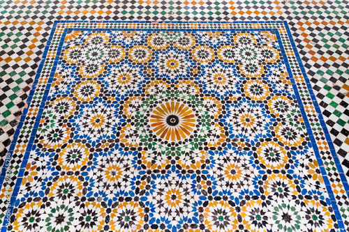 mosaic in barcelona spain