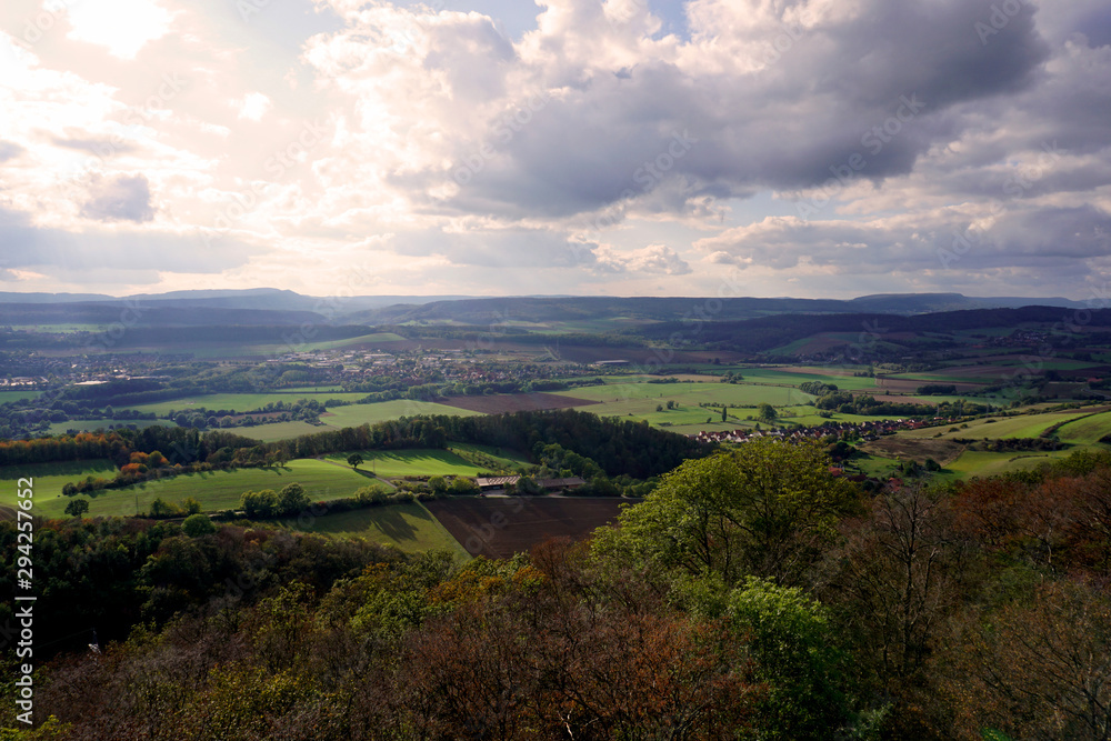 Naklejka premium Ausblick vom Himmelbergturm in Alfeld Leine