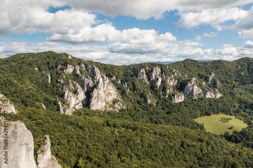 Sulovske skaly - Sulov Rocks formation in Northern Slovakia