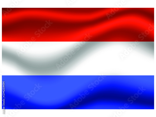 Luxembourg national flag  isolated on background. original colors and proportion. Vector illustration symbol and element  for travel and business from countries set
