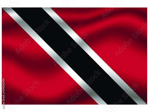 Free Download Trinidad and Tobago  national flag, isolated on background. original colors and proportion. Vector illustration symbol and element, for travel and business from countries set - GFXLoad