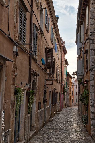 Streets of old town of Rovigno