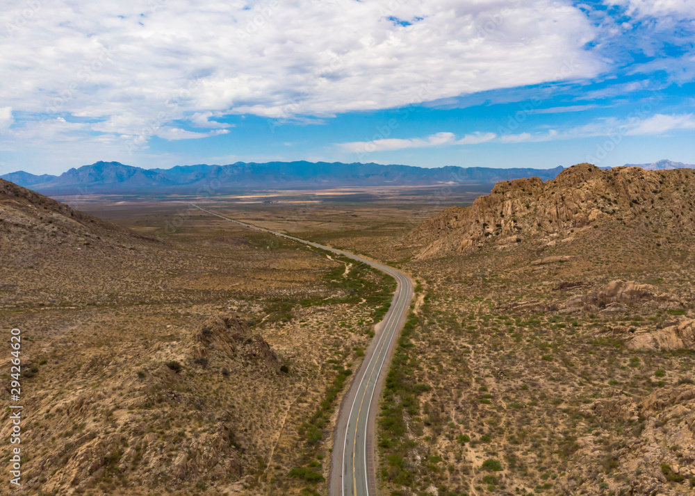 Desert Highway in New Mexico