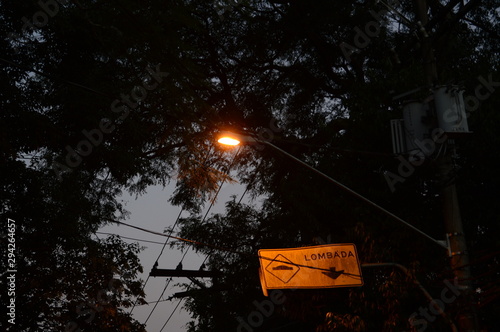 Brazilian Potuguese traffic sign photo