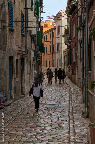 Streets of old town of Rovigno