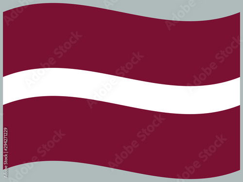 Free Download  Latvia Waving national flag, isolated on background. original colors and proportion. Vector illustration symbol and element, for travel and business from countries set - GFXLoad