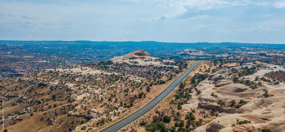 Aerial view of Colorado Plateau