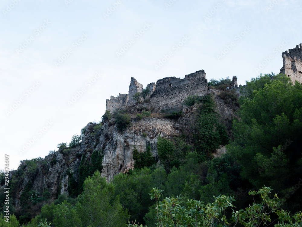  ruined castle in the mountain