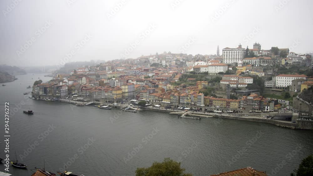 Aerial view over the city of Porto and River Douro - travel photography Aerial view over the city of Porto and River Douro - travel photography