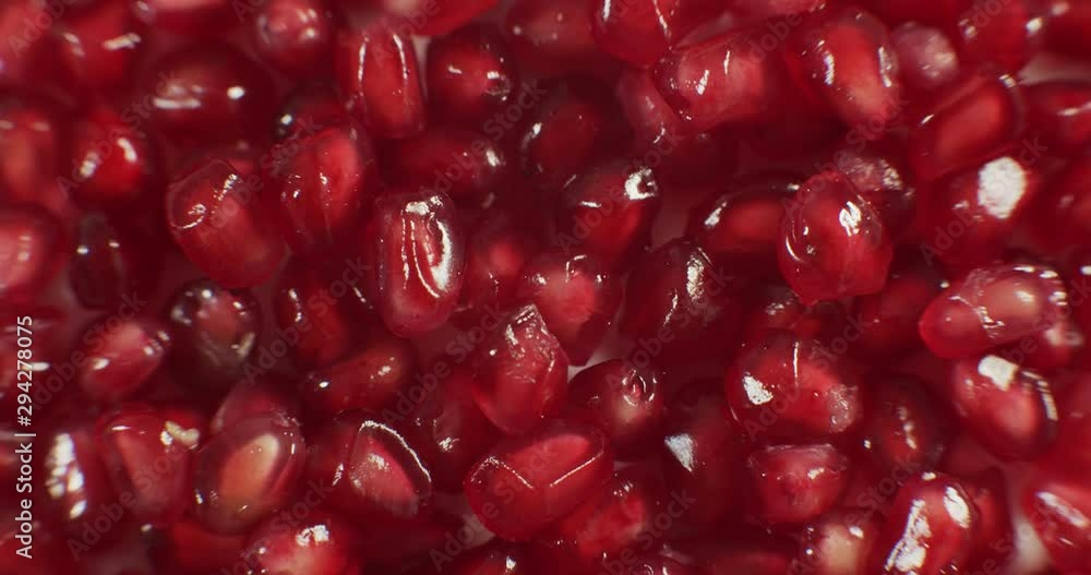 Rotating Pomegranate Seeds. Shot in 4K RAW on a cinema camera. Rotating Pomegranate Seeds. Shot in 4K RAW on a cinema camera.