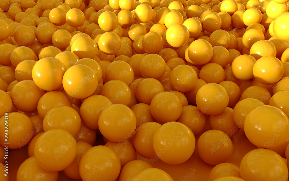 yellow sphere background 3D balls abstract yellow sphere background 3D balls abstract