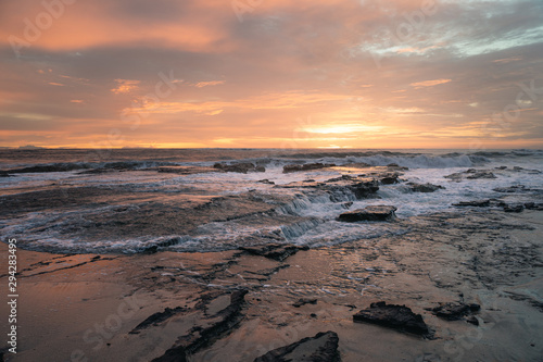 sunset on beach