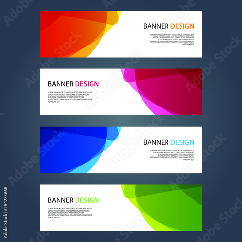 Vector Abstract design banner web template