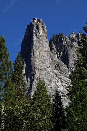 Granite spire in Yosemite National Park