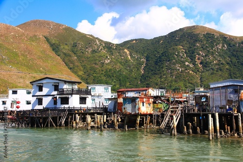 Canvas Print Tai O Fishing Village, Hong Kong