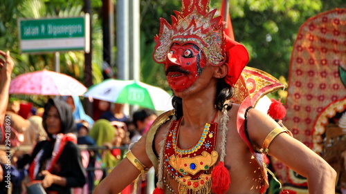 Photography Pekalongan,Central Java/Indonesia - 6 October April 2019 : participants parade