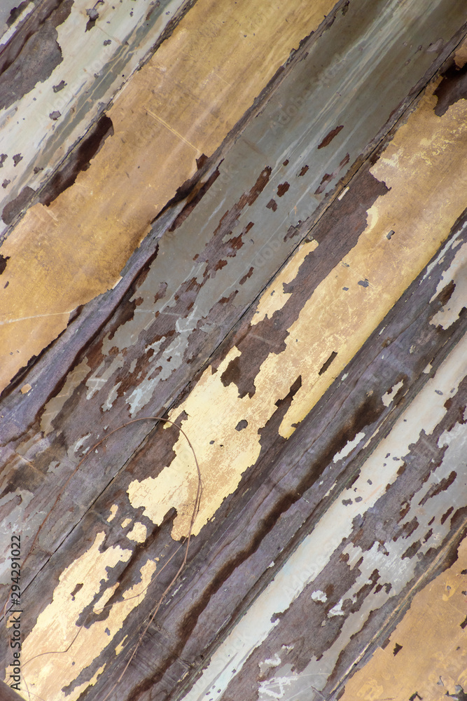 Abstract wood texture with peeling paint background Abstract wood texture with peeling paint background