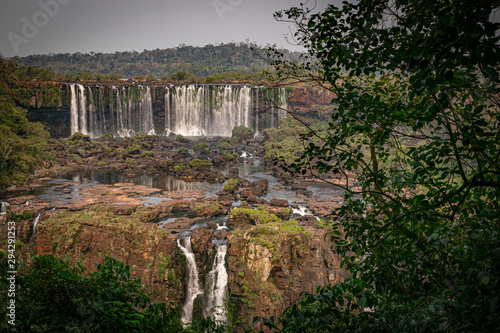 Iguazu Falls  a magnificent waterfall located In Brazil and Argentina