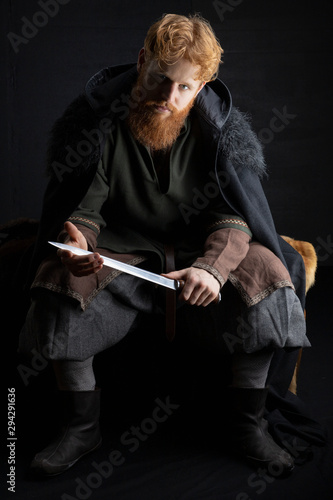 Red-haired Viking warrior