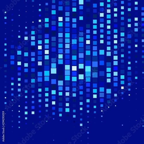 Dark BLUE vector layout with lines  rectangles. Abstract gradient illustration with colorful rectangles. Template for cellphones.