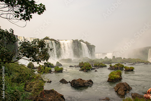 Iguazu Falls  a magnificent waterfall located In Brazil and Argentina