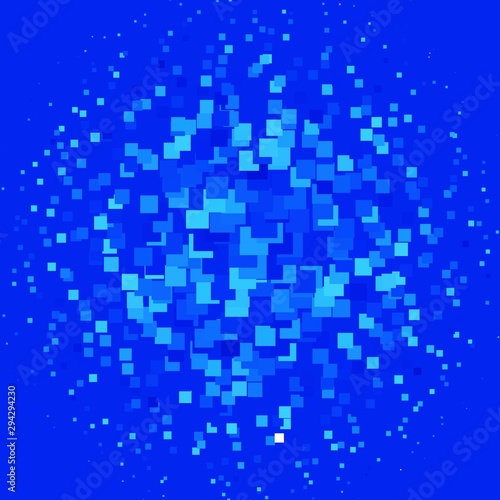 Light BLUE vector pattern in square style. Rectangles with colorful gradient on abstract background. Template for cellphones.