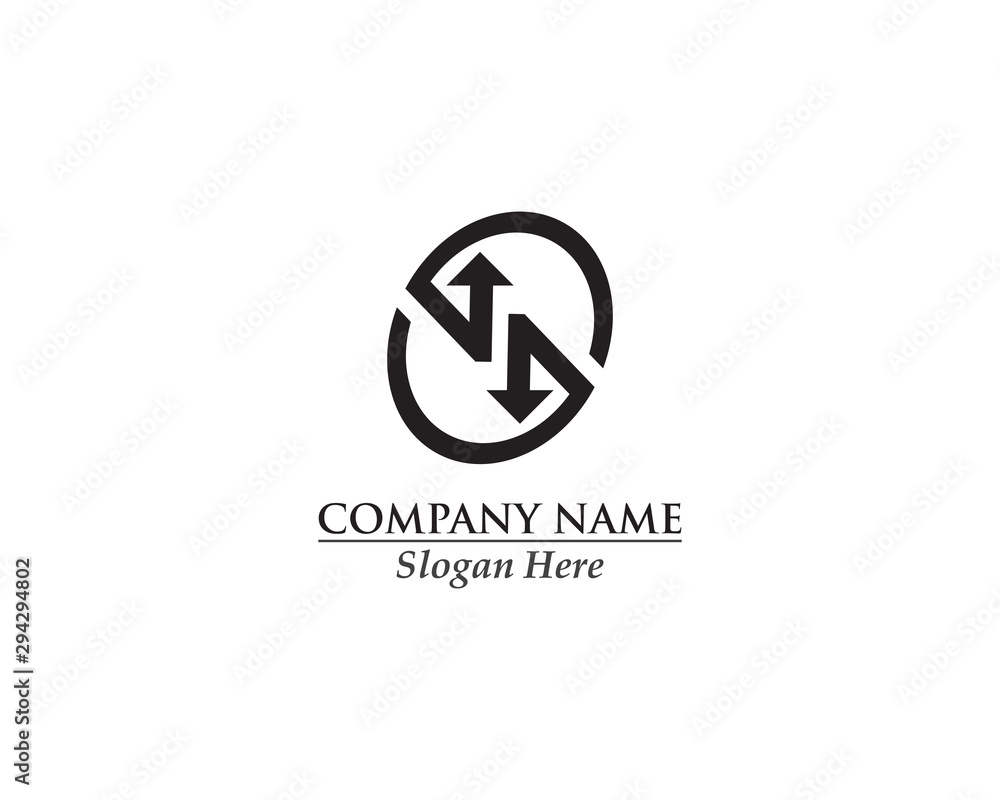 Abstract creative logo initial N concept design Abstract creative logo initial N concept design