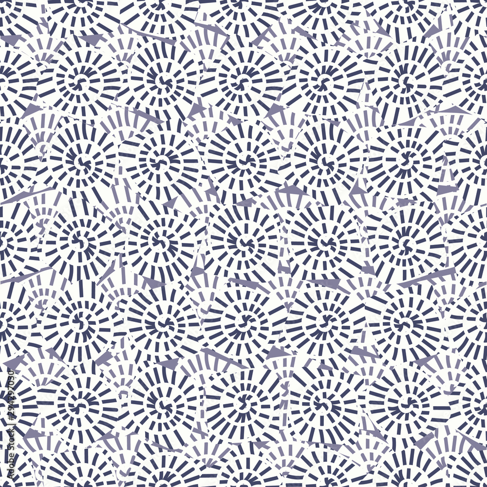 Fototapeta premium A seamless vector abstract pattern with mosaic in neutral colors. Surface print design.