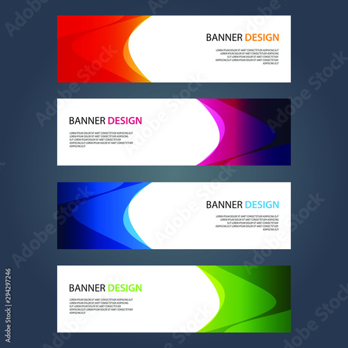 Vector Abstract design banner web template