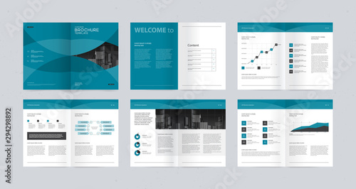 template layout design with cover page for company profile ,annual report , brochures, flyers, presentations, leaflet, magazine,book . and vector a4 size for editable.