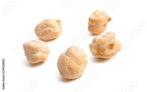 chickpea beans isolated