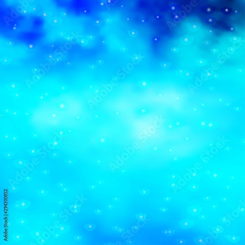 Light BLUE vector texture with beautiful stars. Decorative illustration with stars on abstract template. Theme for cell phones.