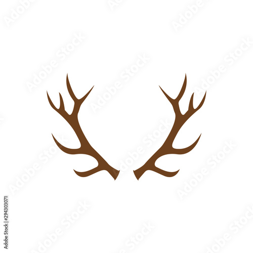 Valokuvatapetti Deer vector icon illustration design