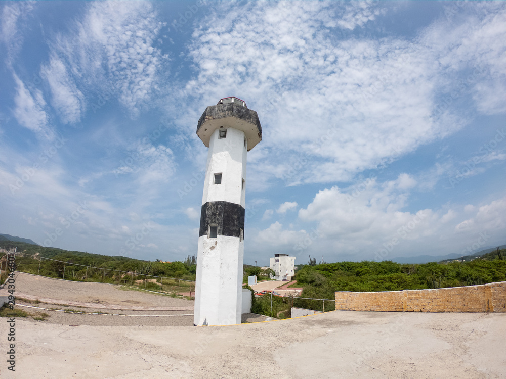 One of the Seven Light Houses in Huatulco Mexico