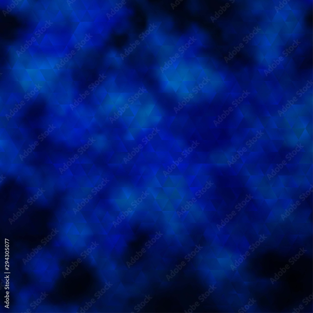 Dark BLUE vector pattern with polygonal style.