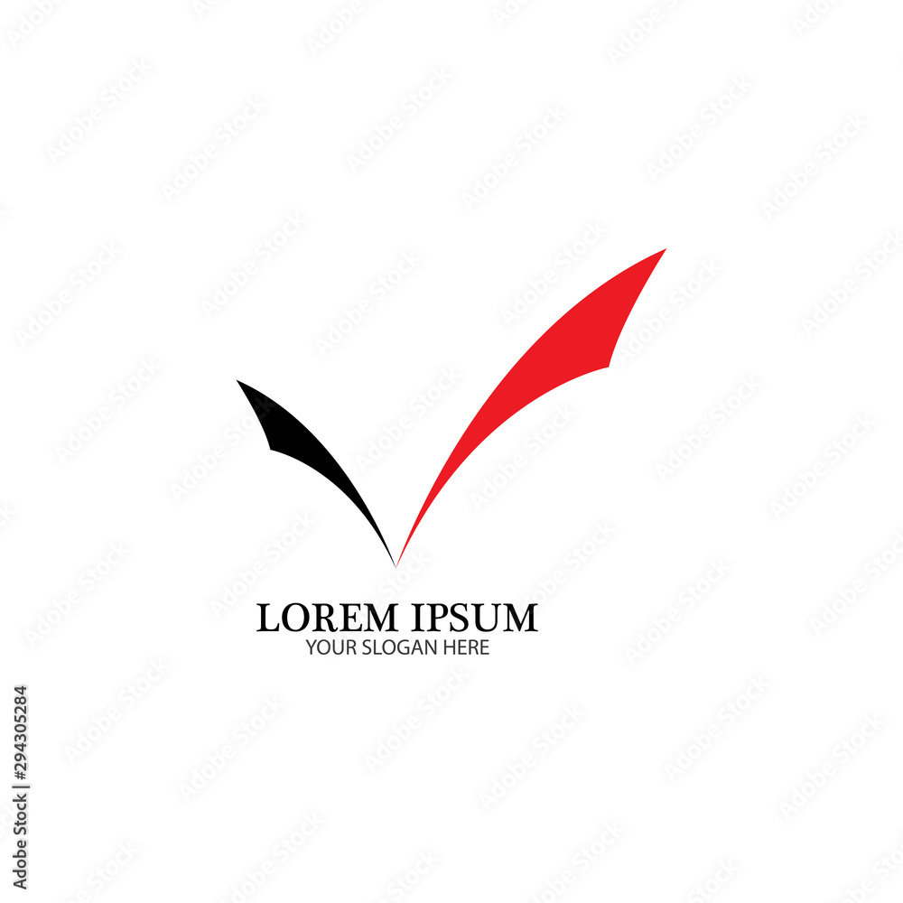 check mark symbol and logo icon check mark symbol and logo icon