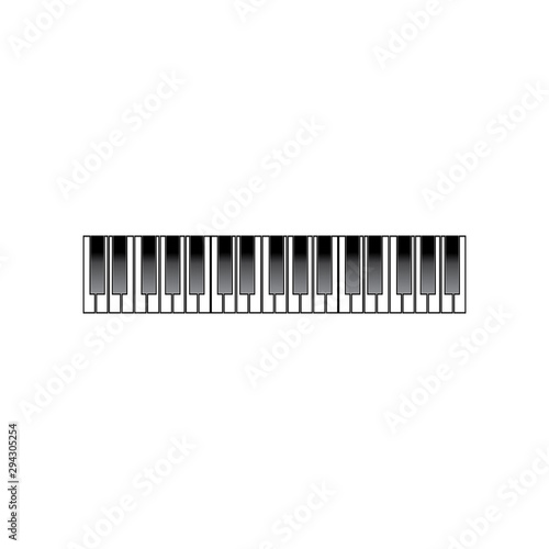 piano logo and symbol vectors