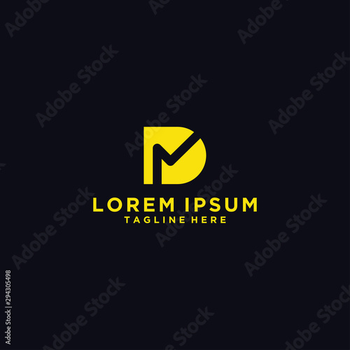 Letter DM  logo designs