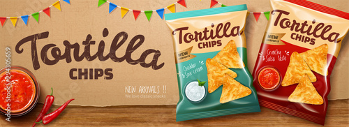 Tortilla chips ads