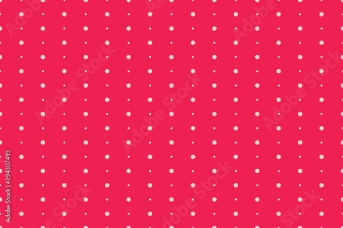 Seamless dotted pattern. Bright geometric wallpaper of the surface. Print for polygraphy, banners, shirts and textiles. Image for interior design and fabric