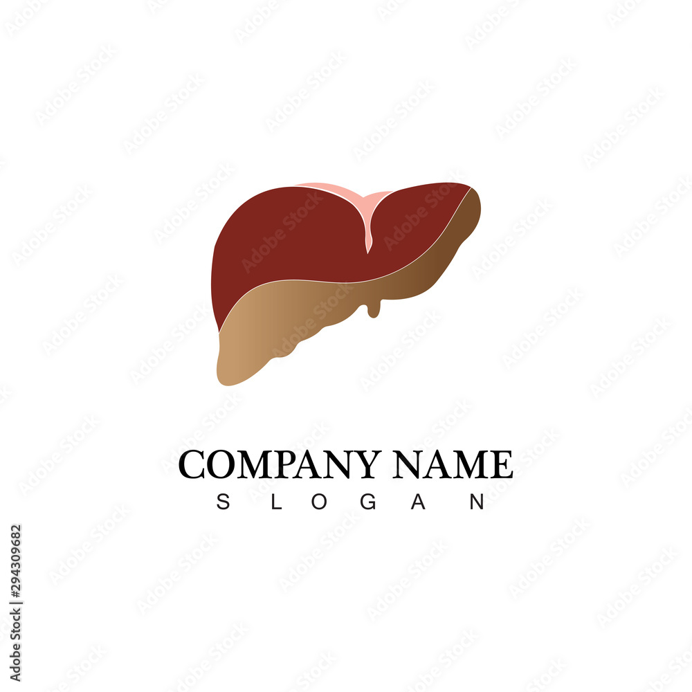 vector liver icon flat logo vector liver icon flat logo