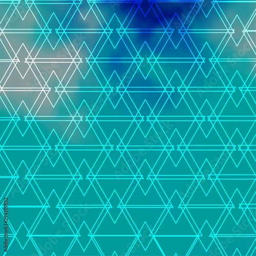 Light BLUE vector template with lines, triangles. Smart design in abstract style with gradient triangles. Template for wallpapers.