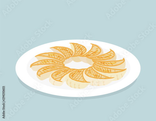 Grilled dumplings