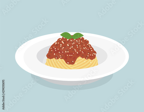 Meat sauce pasta