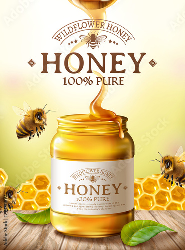 Pure honey ads