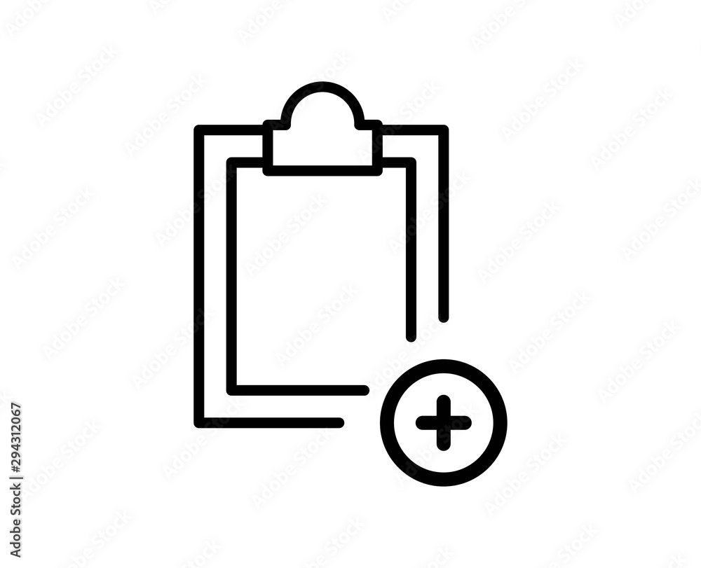 Clipboard line icon Clipboard line icon