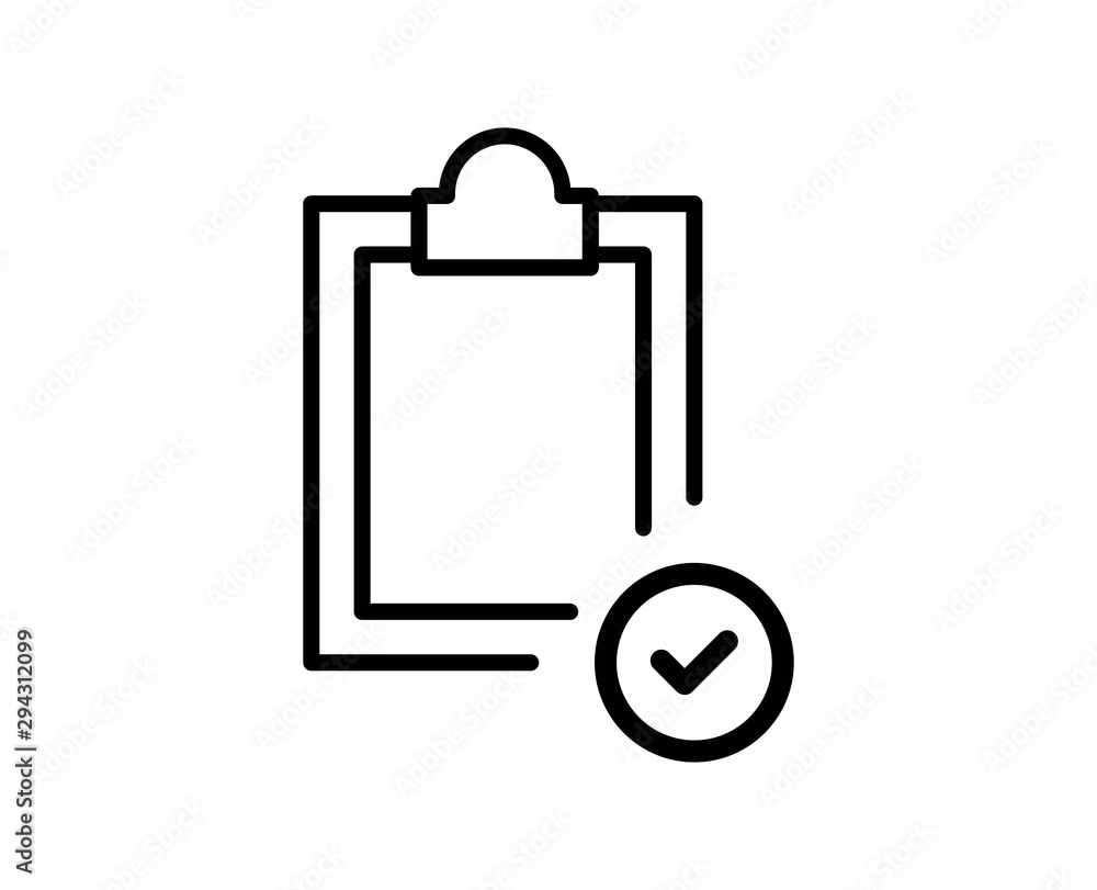 Clipboard line icon Clipboard line icon
