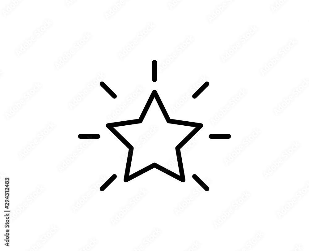 Star line icon